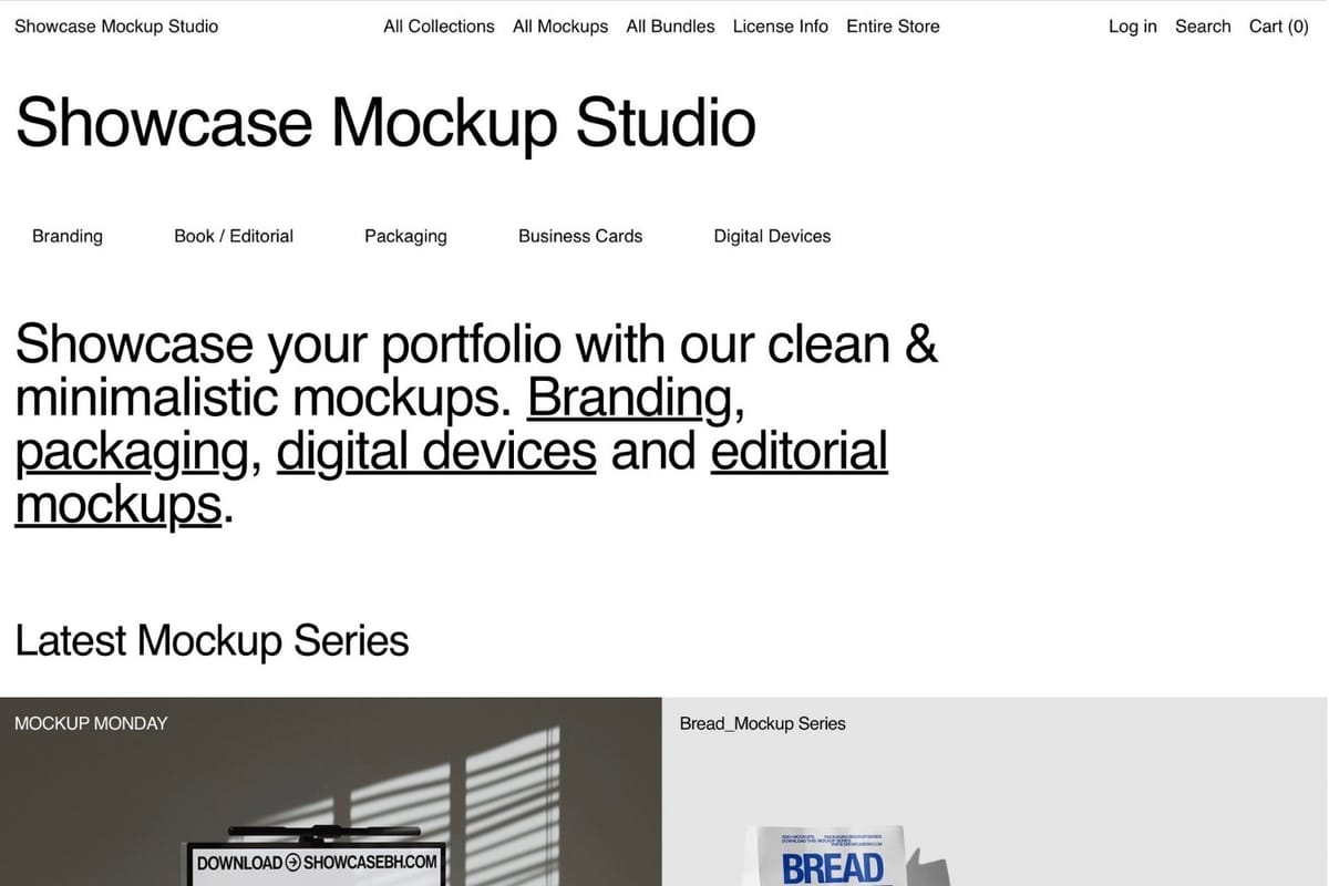 Showcase Mockup Studio