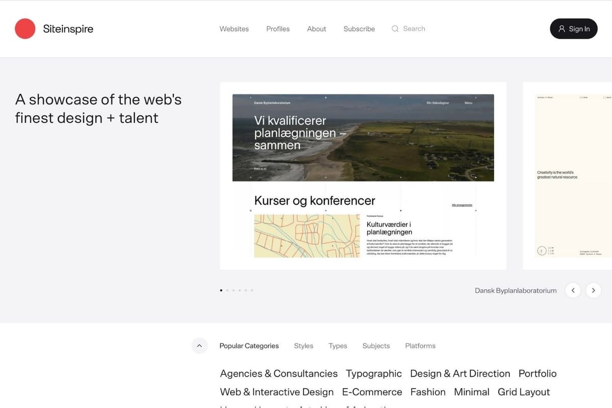 Siteinspire