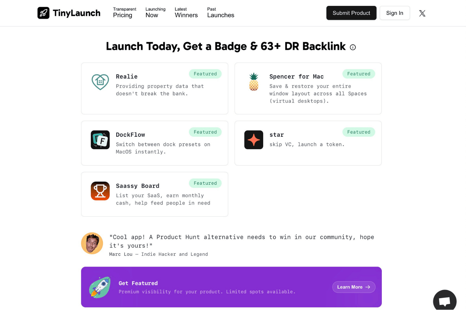 TinyLaunch